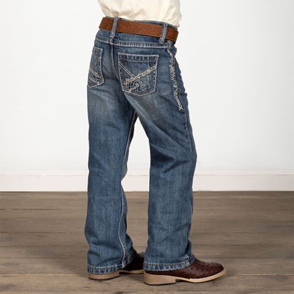 Jean Wrangler Garçon Boot Cut – 14 Husky, Forest Denim, Neuf Avec étiquettes